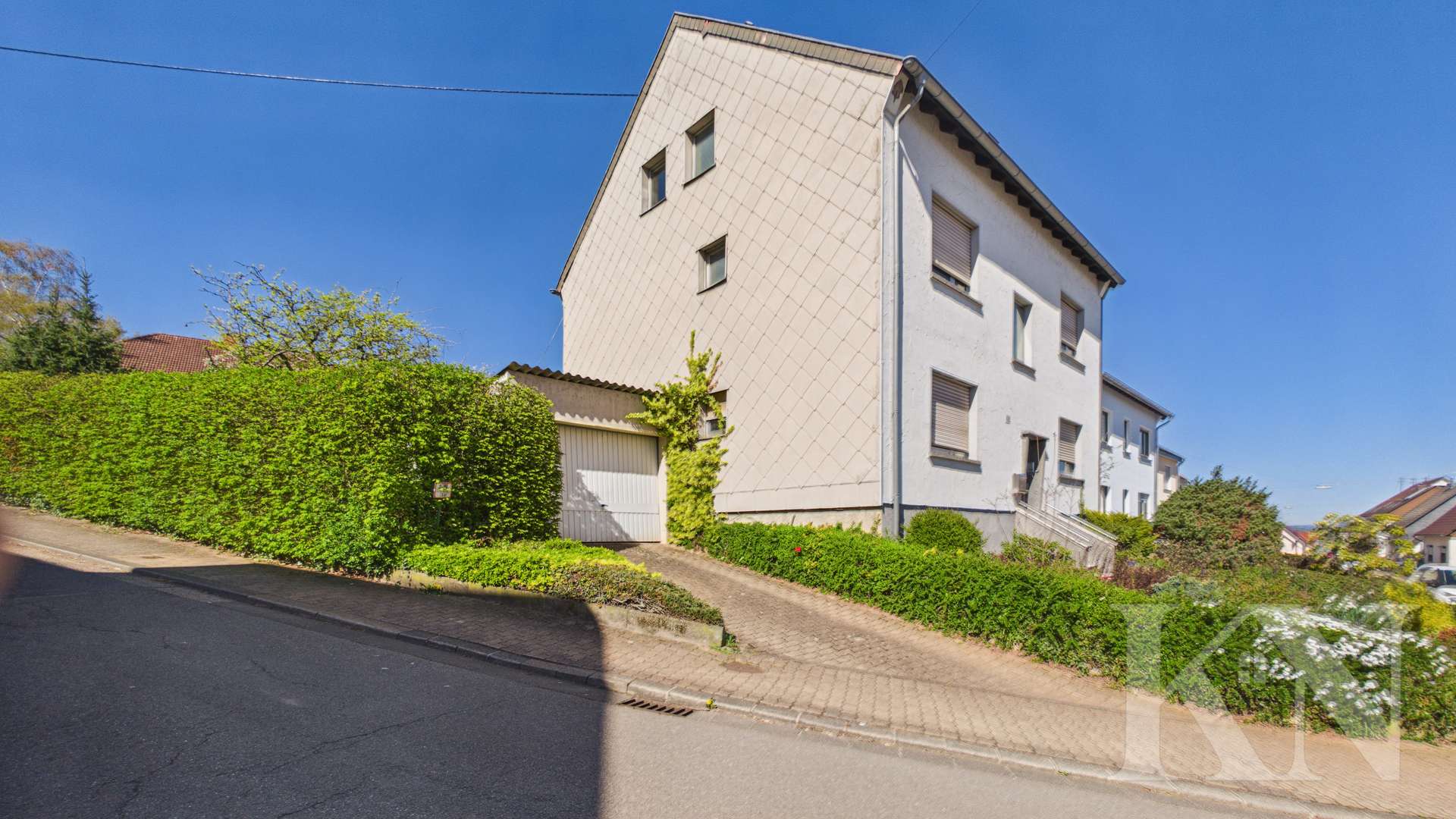 Seitenansicht Haus